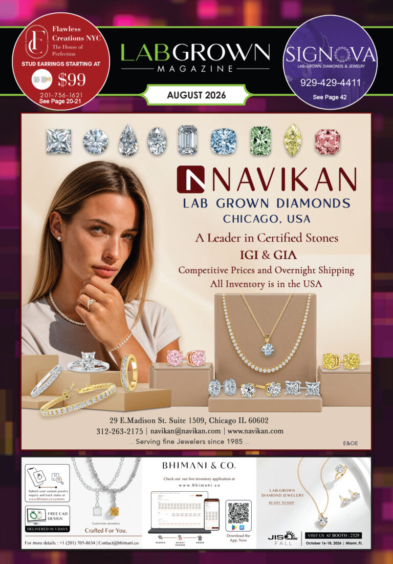 Lab Grown Diamonds Magazine cover